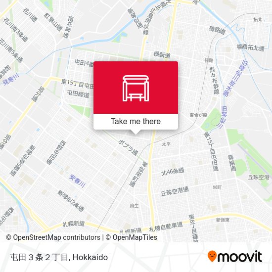 屯田３条２丁目 map