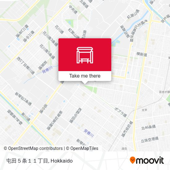 屯田５条１１丁目 map