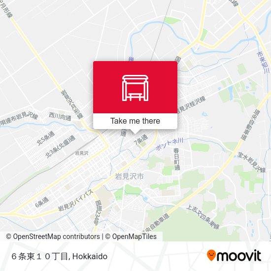 ６条東１０丁目 map