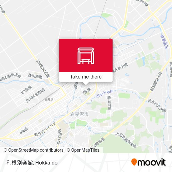 利根別会館 map