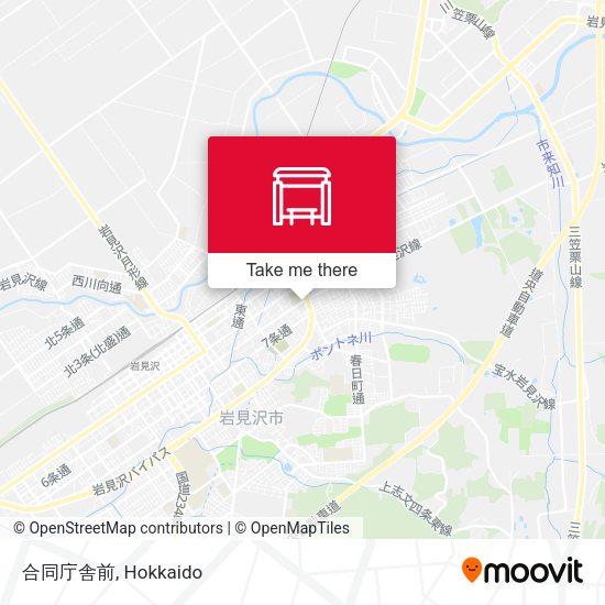 合同庁舎前 map