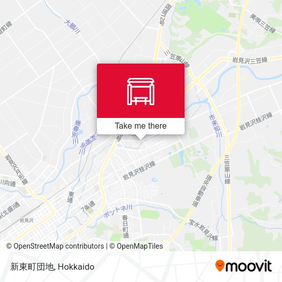 新東町団地 map