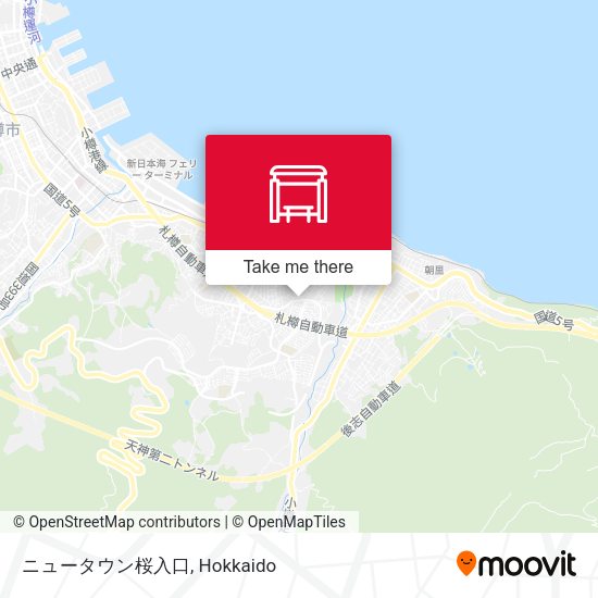 ニュータウン桜入口 map