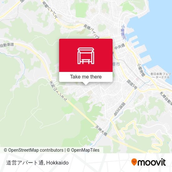 道営アパート通 map