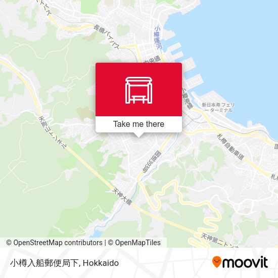 小樽入船郵便局下 map