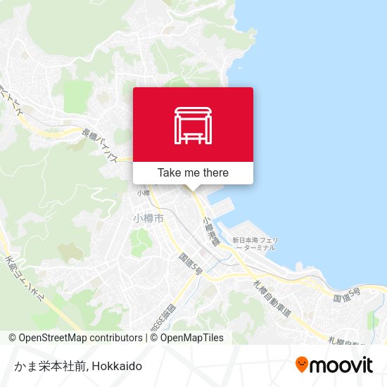 かま栄本社前 map