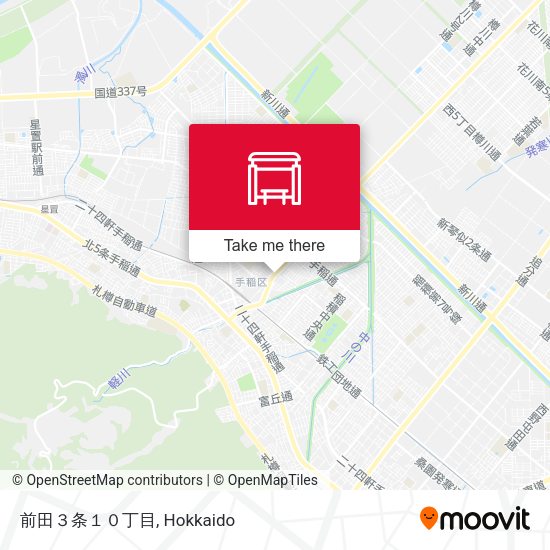 前田３条１０丁目 map
