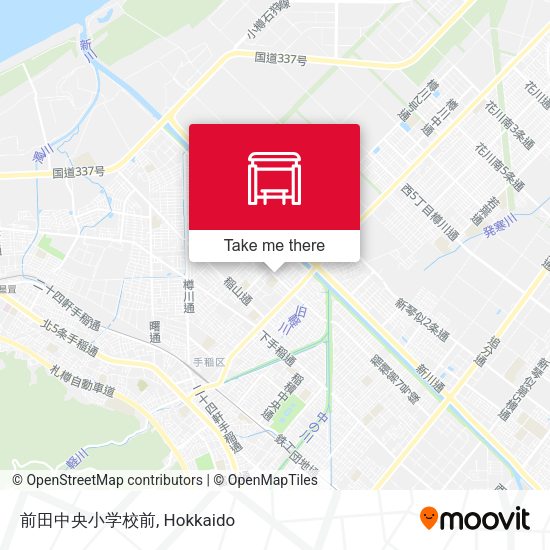 前田中央小学校前 map
