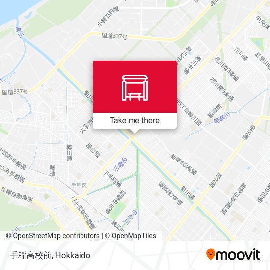 手稲高校前 map