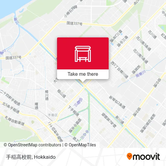 手稲高校前 map