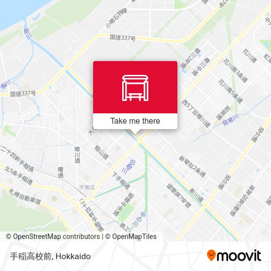 手稲高校前 map