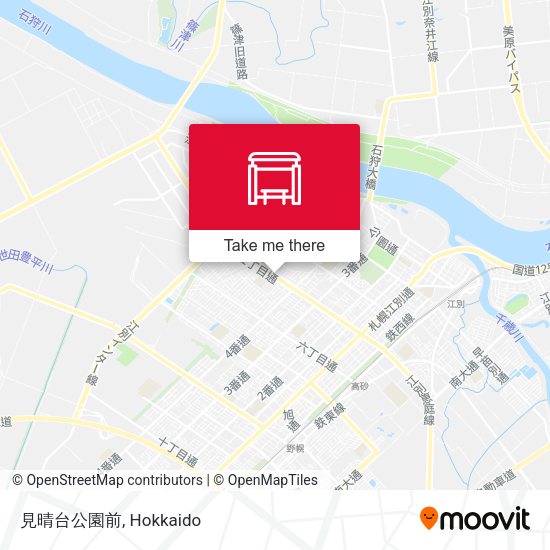 見晴台公園前 map