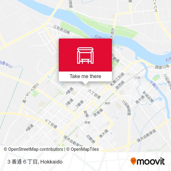 ３番通６丁目 map