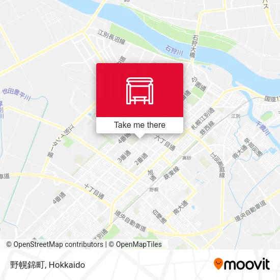 野幌錦町 map