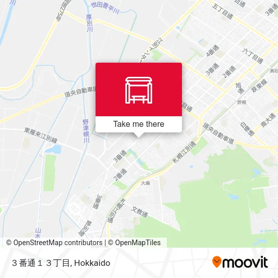 ３番通１３丁目 map