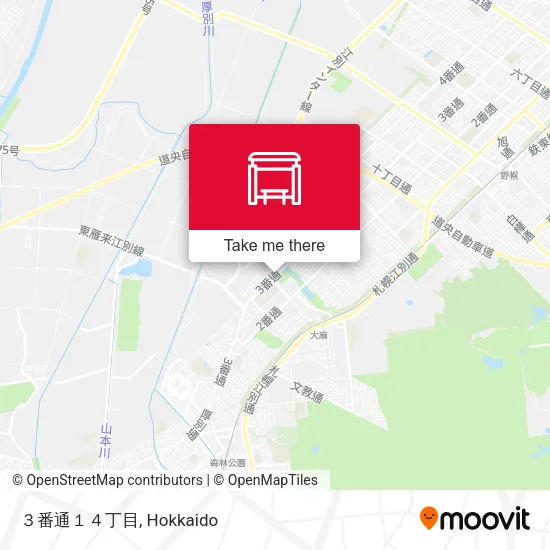 ３番通１４丁目 map