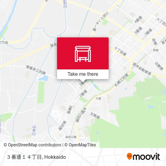 ３番通１４丁目 map