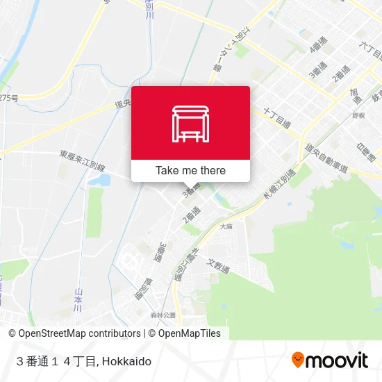 ３番通１４丁目 map