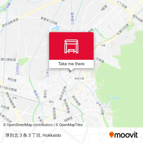 厚別北３条３丁目 map