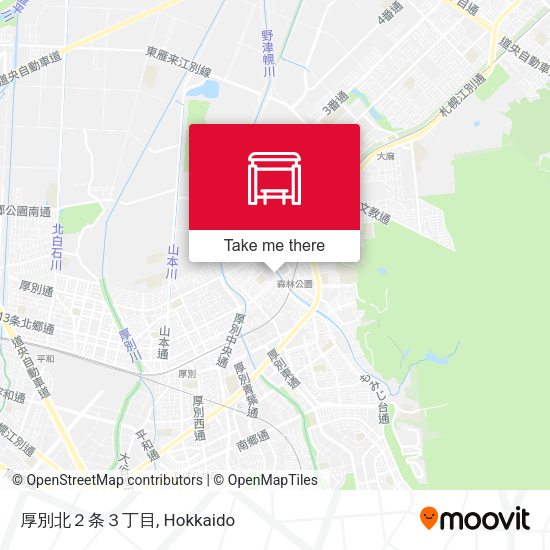 厚別北２条３丁目 map