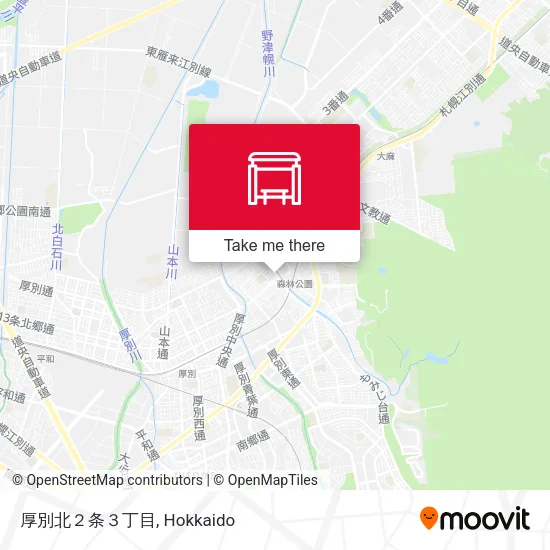 厚別北２条３丁目 map