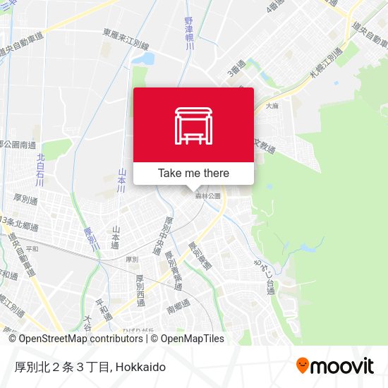 厚別北２条３丁目 map