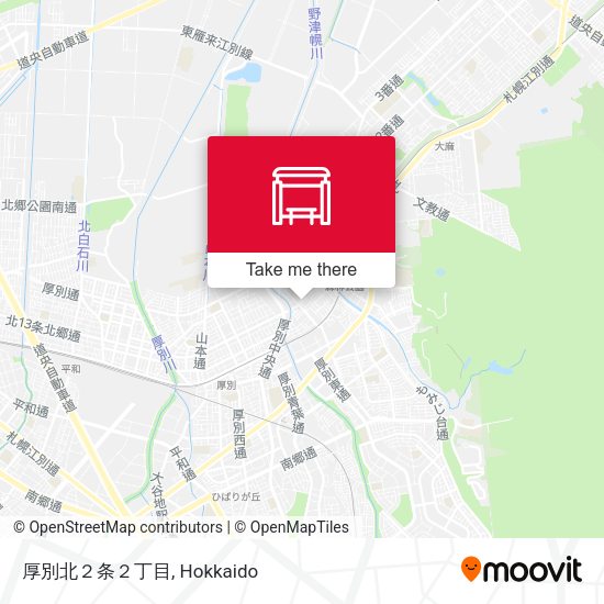 厚別北２条２丁目 map