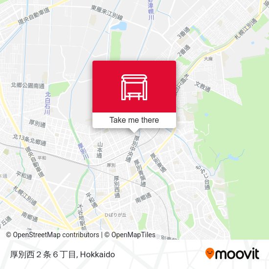厚別西２条６丁目 map