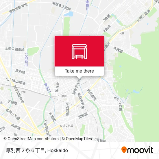 厚別西２条６丁目 map