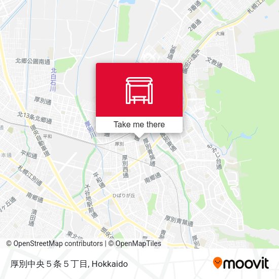 厚別中央５条５丁目 map