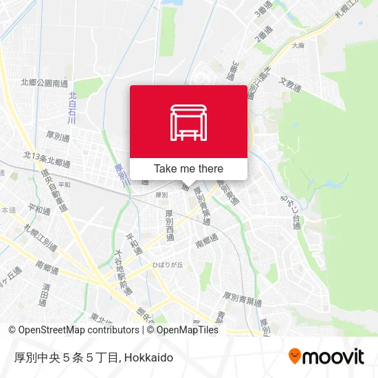 厚別中央５条５丁目 map