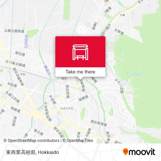 東商業高校前 map