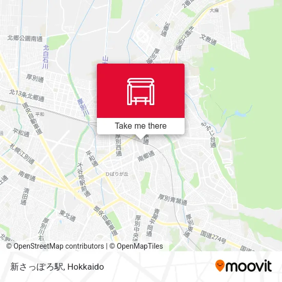新さっぽろ駅 map