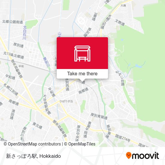 新さっぽろ駅 map
