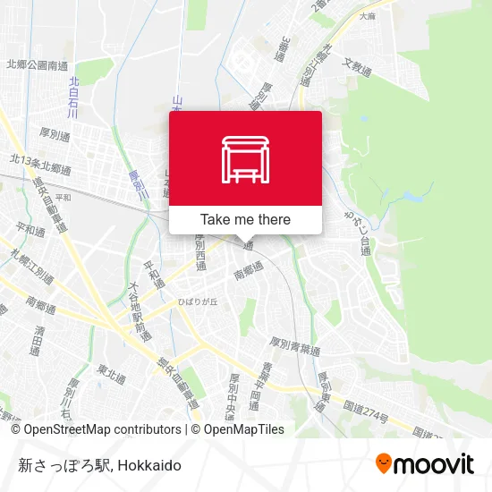新さっぽろ駅 map