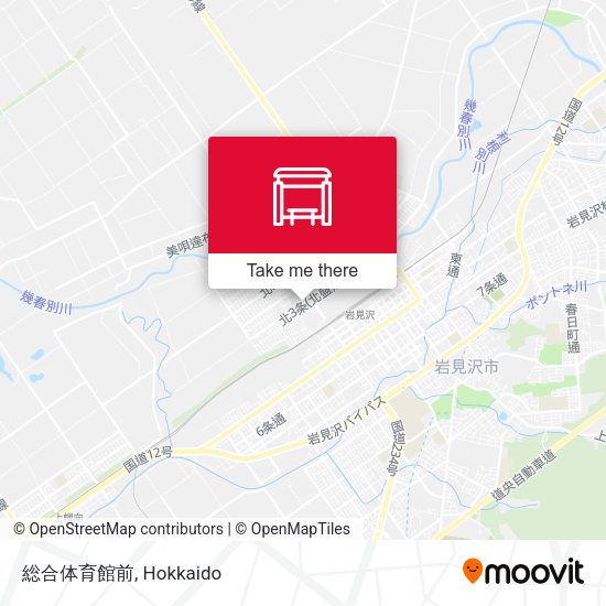 総合体育館前 map