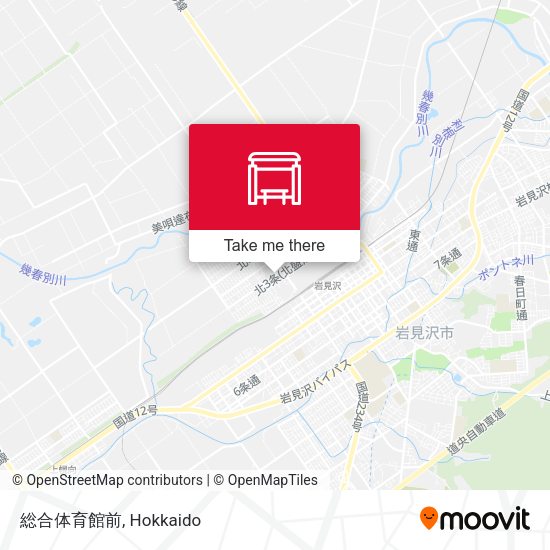 総合体育館前 map