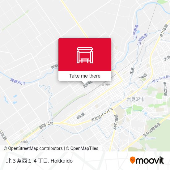 北３条西１４丁目 map