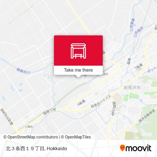 北３条西１９丁目 map