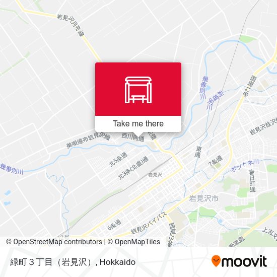緑町３丁目（岩見沢） map