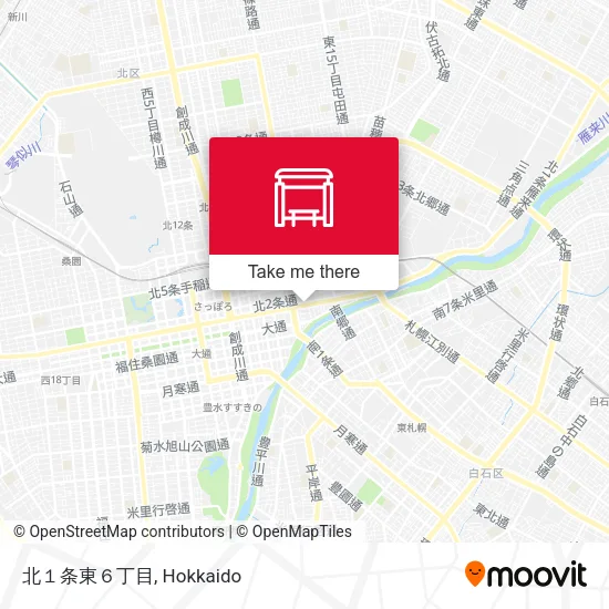 北１条東６丁目 map