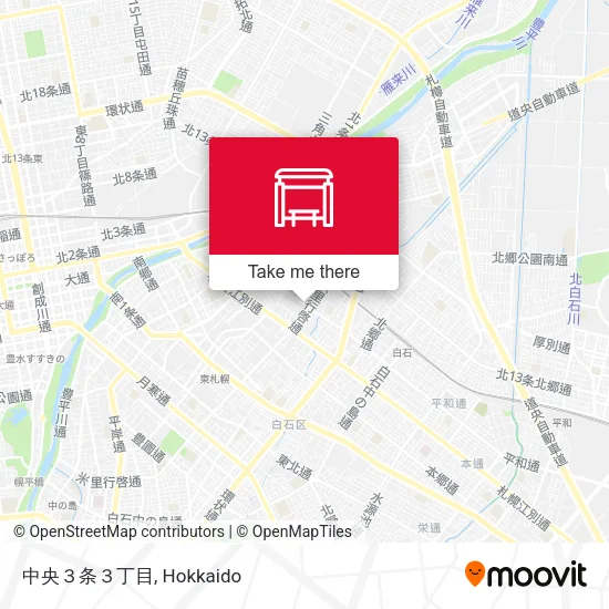 中央３条３丁目 map