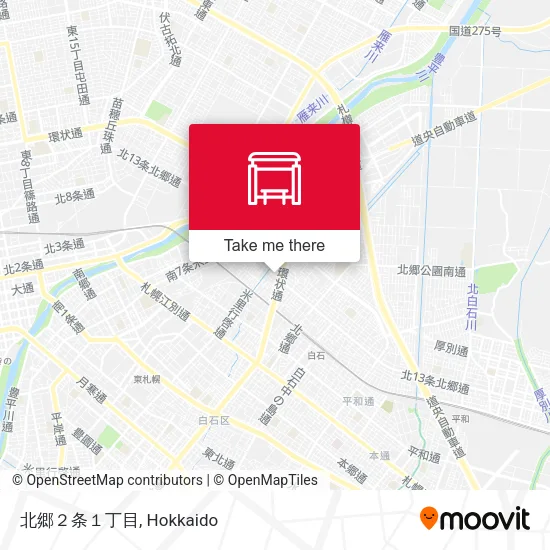北郷２条１丁目 map