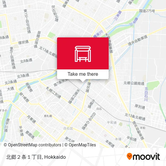 北郷２条１丁目 map