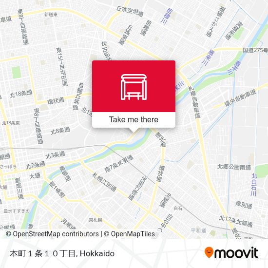 本町１条１０丁目 map