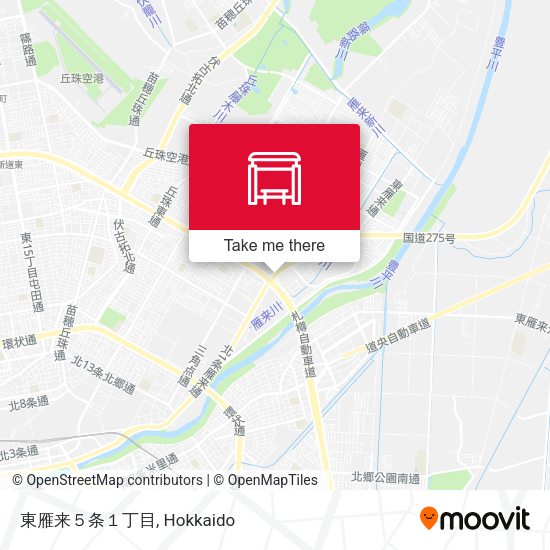 東雁来５条１丁目 map