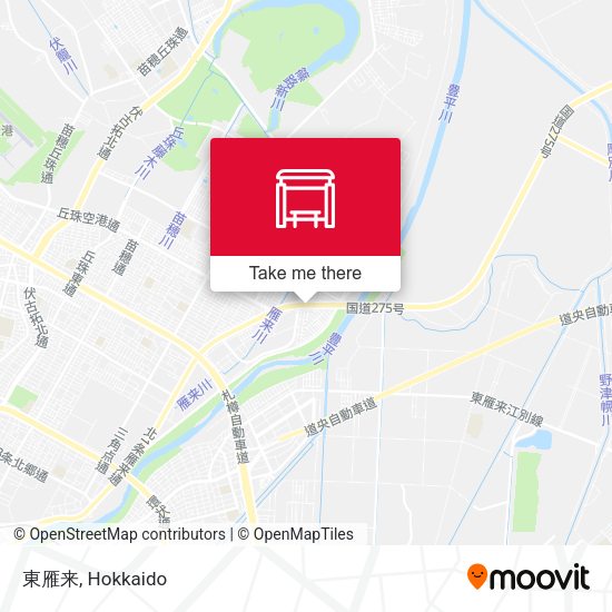 東雁来 map