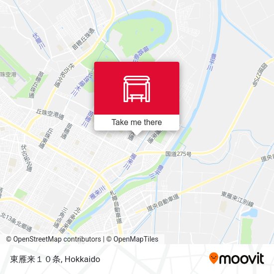 東雁来１０条 map