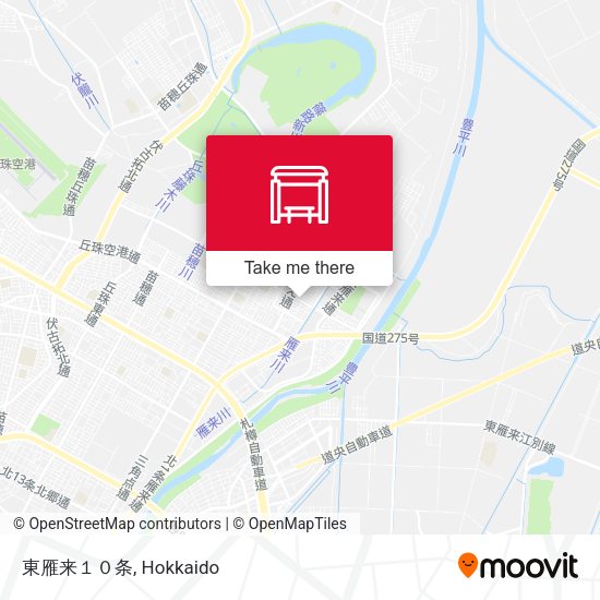 東雁来１０条 map