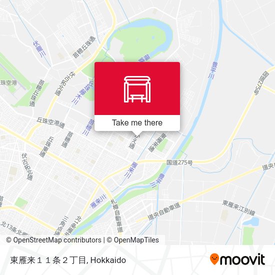 東雁来１１条２丁目 map